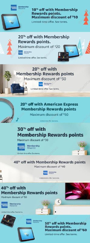 [YMMV] Amazon AmEx MR 10%/30%/40% off#Amazon #AmEx截止日期